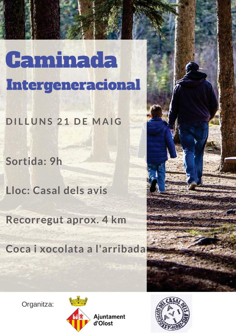 Caminada intergeneracional del Casal dels Avis d'Olost